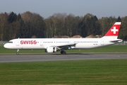 Swiss International Airlines Airbus A321-111 (HB-IOF) at  Hamburg - Fuhlsbuettel (Helmut Schmidt), Germany