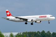 Swiss International Airlines Airbus A321-111 (HB-IOF) at  Hamburg - Fuhlsbuettel (Helmut Schmidt), Germany