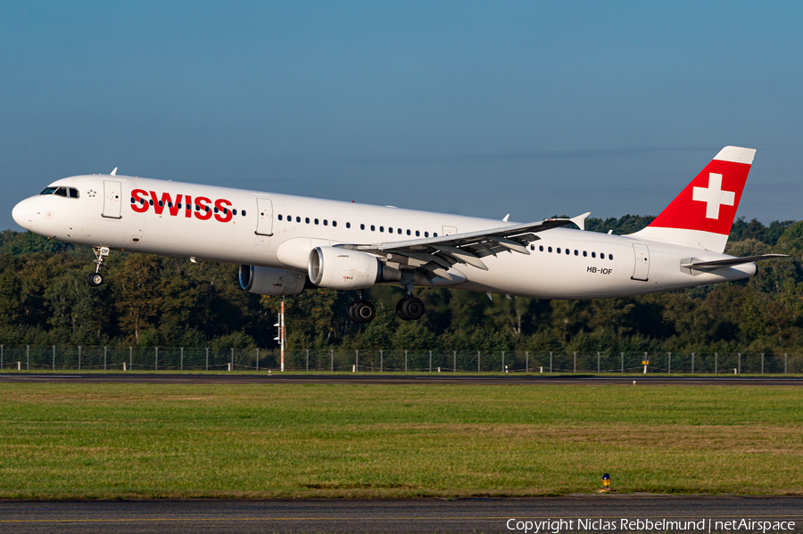 Swiss International Airlines Airbus A321-111 (HB-IOF) | Photo 528749