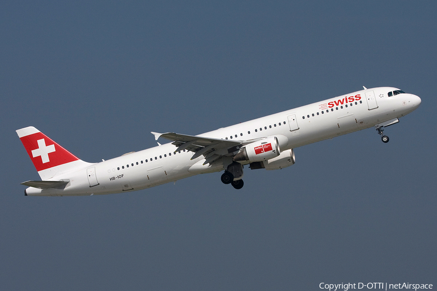 Swiss International Airlines Airbus A321-111 (HB-IOF) | Photo 269182