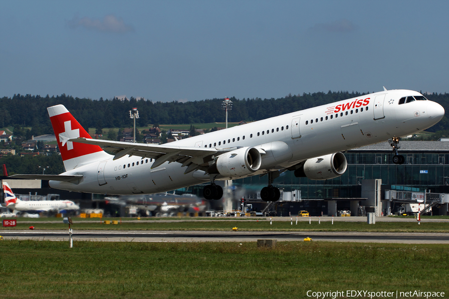 Swiss International Airlines Airbus A321-111 (HB-IOF) | Photo 276664