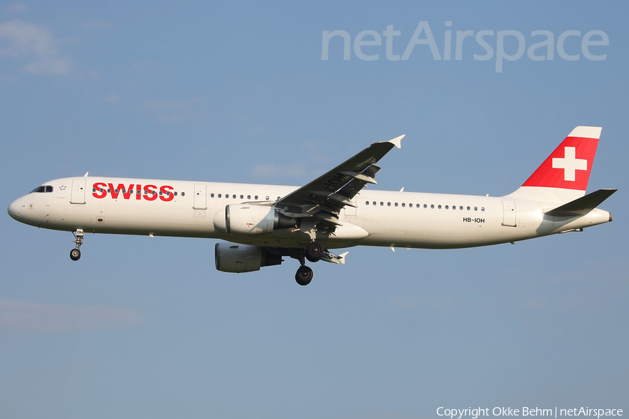 Swiss International Airlines Airbus A321-111 (HB-IOH) | Photo 116333