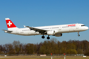 Swiss International Airlines Airbus A321-111 (HB-IOH) at  Hamburg - Fuhlsbuettel (Helmut Schmidt), Germany
