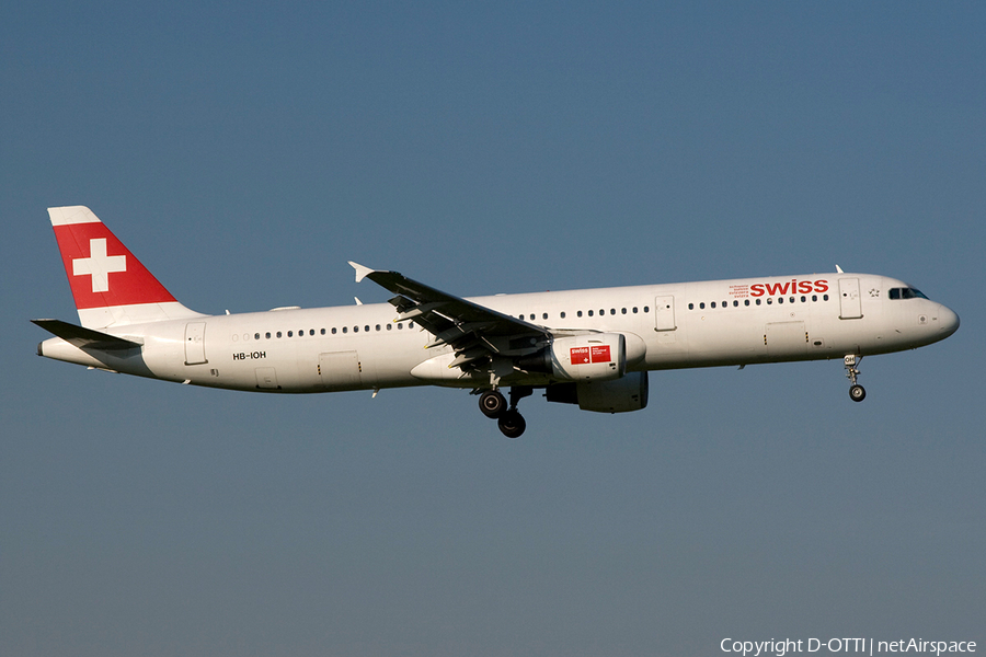 Swiss International Airlines Airbus A321-111 (HB-IOH) | Photo 267707