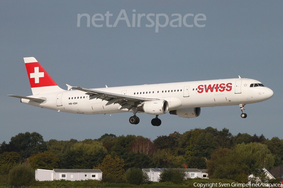 Swiss International Airlines Airbus A321-111 (HB-IOH) | Photo 348124