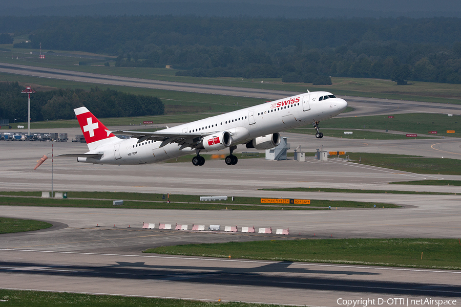 Swiss International Airlines Airbus A321-111 (HB-IOH) | Photo 269178