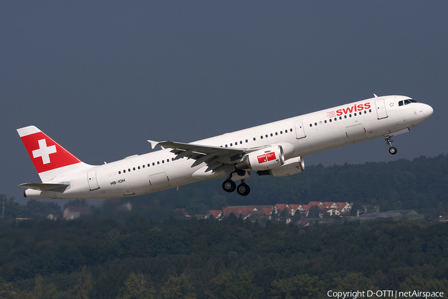 Swiss International Airlines Airbus A321-111 (HB-IOH) | Photo 269179