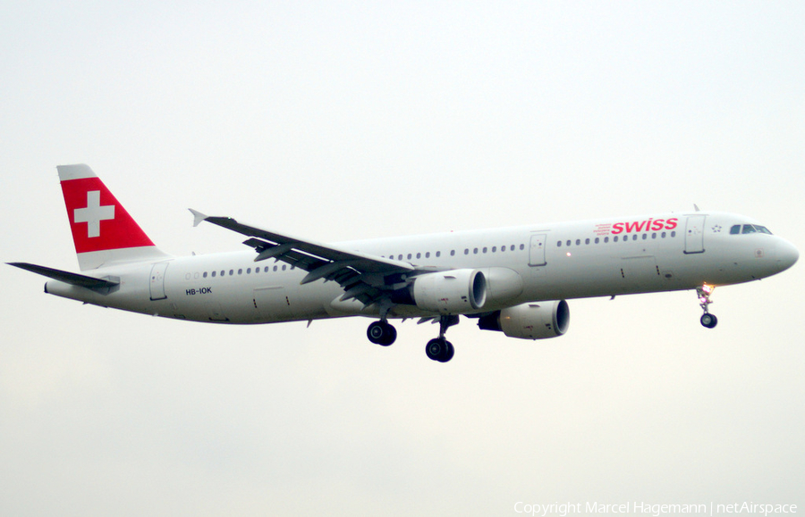 Swiss International Airlines Airbus A321-111 (HB-IOK) | Photo 124272