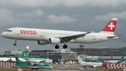 Swiss International Airlines Airbus A321-111 (HB-IOK) at  Dublin, Ireland