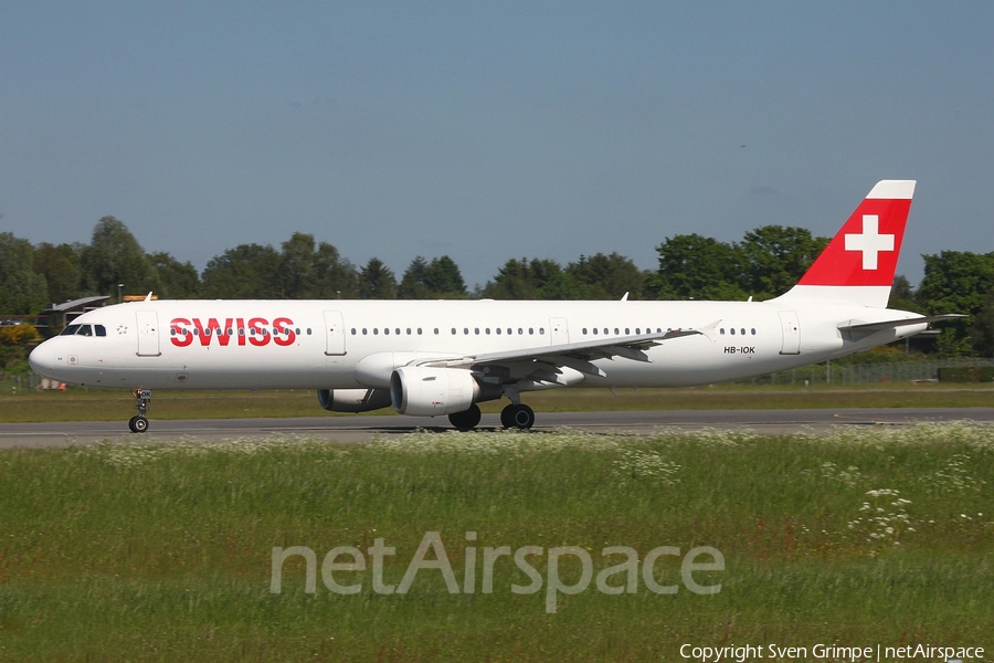 Swiss International Airlines Airbus A321-111 (HB-IOK) | Photo 165682