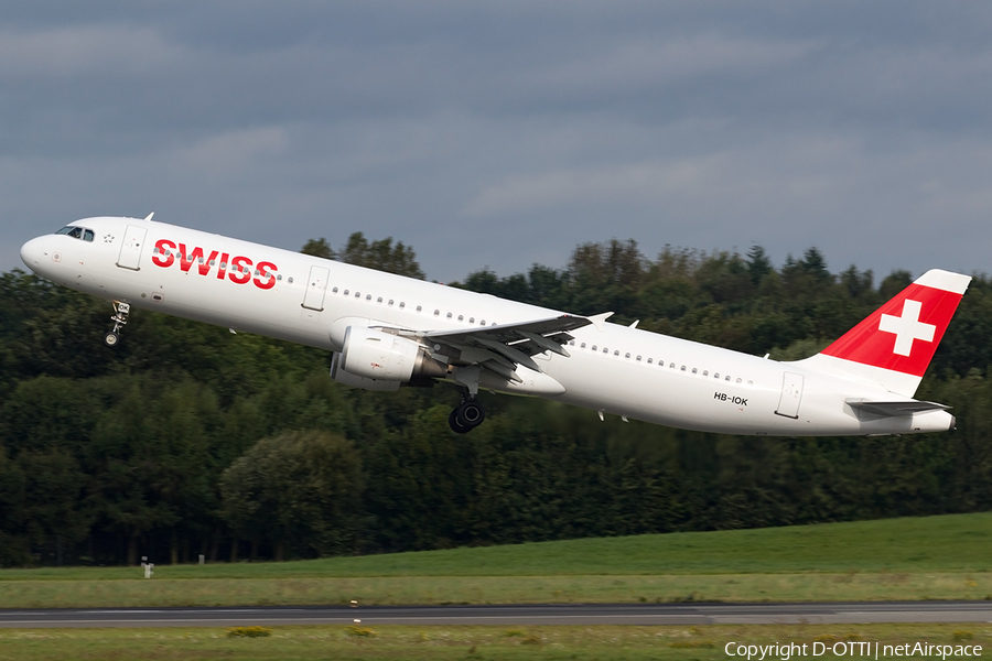 Swiss International Airlines Airbus A321-111 (HB-IOK) | Photo 187553
