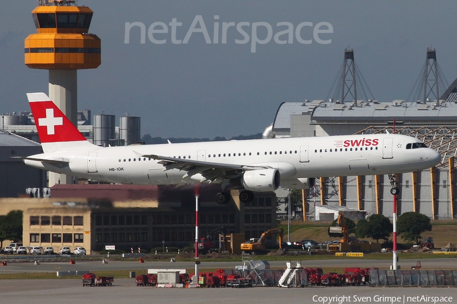 Swiss International Airlines Airbus A321-111 (HB-IOK) | Photo 43266