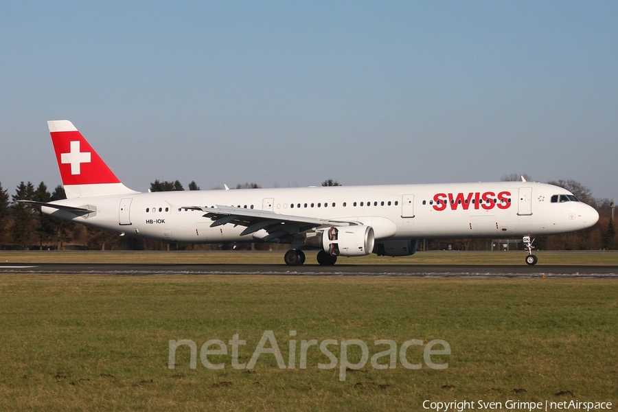 Swiss International Airlines Airbus A321-111 (HB-IOK) | Photo 235994
