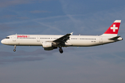 Swiss International Airlines Airbus A321-111 (HB-IOK) at  Zurich - Kloten, Switzerland