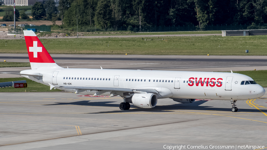 Swiss International Airlines Airbus A321-111 (HB-IOK) | Photo 422887