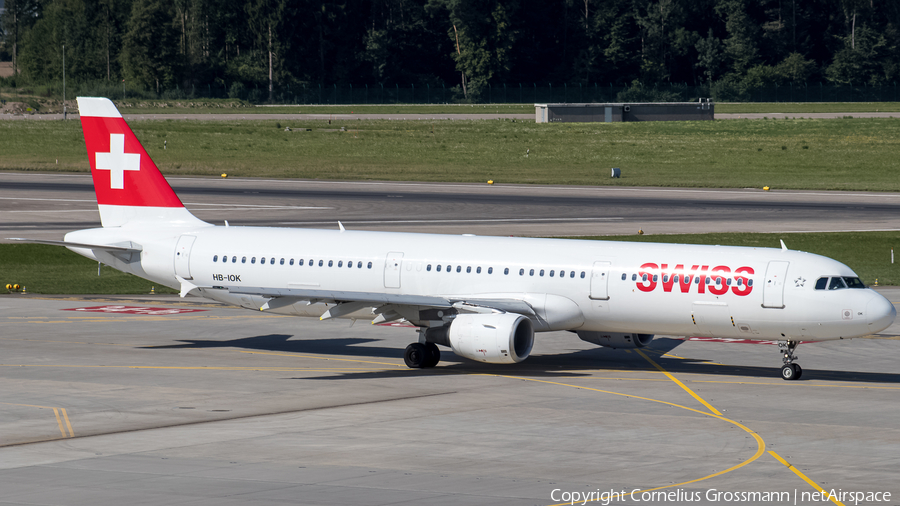 Swiss International Airlines Airbus A321-111 (HB-IOK) | Photo 422889