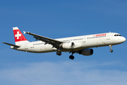 Swiss International Airlines Airbus A321-111 (HB-IOL) at  Hamburg - Fuhlsbuettel (Helmut Schmidt), Germany