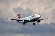 Swiss International Airlines Airbus A321-111 (HB-IOL) at  Hamburg - Fuhlsbuettel (Helmut Schmidt), Germany