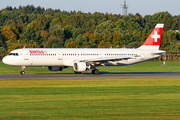 Swiss International Airlines Airbus A321-111 (HB-IOL) at  Hamburg - Fuhlsbuettel (Helmut Schmidt), Germany