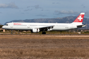 Swiss International Airlines Airbus A321-111 (HB-IOL) at  Palma De Mallorca - Son San Juan, Spain