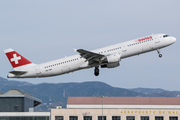 Swiss International Airlines Airbus A321-212 (HB-IOM) at  Malaga, Spain