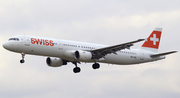 Swiss International Airlines Airbus A321-212 (HB-IOM) at  Barcelona - El Prat, Spain
