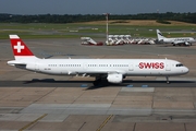 Swiss International Airlines Airbus A321-212 (HB-ION) at  Hamburg - Fuhlsbuettel (Helmut Schmidt), Germany