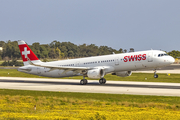 Swiss International Airlines Airbus A321-212 (HB-ION) at  Luqa - Malta International, Malta
