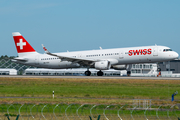 Swiss International Airlines Airbus A321-212 (HB-IOO) at  Berlin Brandenburg, Germany