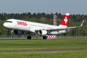 Swiss International Airlines Airbus A321-212 (HB-IOO) at  Hamburg - Fuhlsbuettel (Helmut Schmidt), Germany