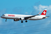 Swiss International Airlines Airbus A321-212 (HB-IOO) at  Gran Canaria, Spain