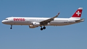 Swiss International Airlines Airbus A321-212 (HB-IOO) at  Palma De Mallorca - Son San Juan, Spain