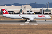 Swiss International Airlines Airbus A321-212 (HB-IOO) at  Palma De Mallorca - Son San Juan, Spain