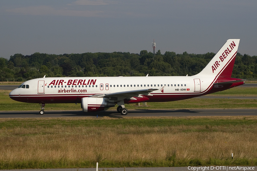 Air Berlin (Belair) Airbus A320-214 (HB-IOW) | Photo 300463
