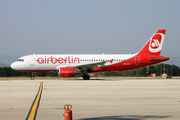 Air Berlin (Belair) Airbus A320-214 (HB-IOW) at  Skopje - Alexander The Great, Macedonia