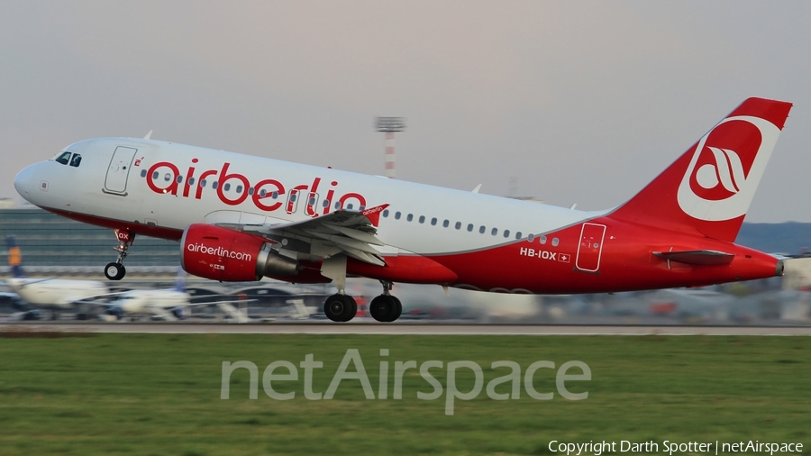 Air Berlin Airbus A319-112 (HB-IOX) | Photo 215817