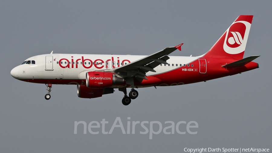 Air Berlin Airbus A319-112 (HB-IOX) | Photo 223443