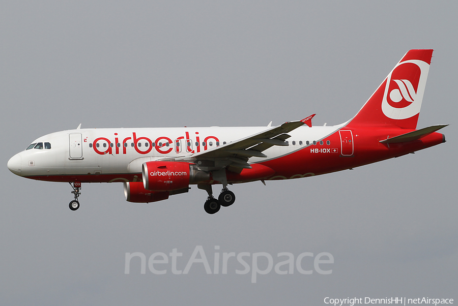 Air Berlin Airbus A319-112 (HB-IOX) | Photo 413970