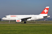 Swiss International Airlines Airbus A319-112 (HB-IPR) at  Amsterdam - Schiphol, Netherlands