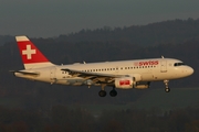 Swiss International Airlines Airbus A319-112 (HB-IPR) at  Zurich - Kloten, Switzerland