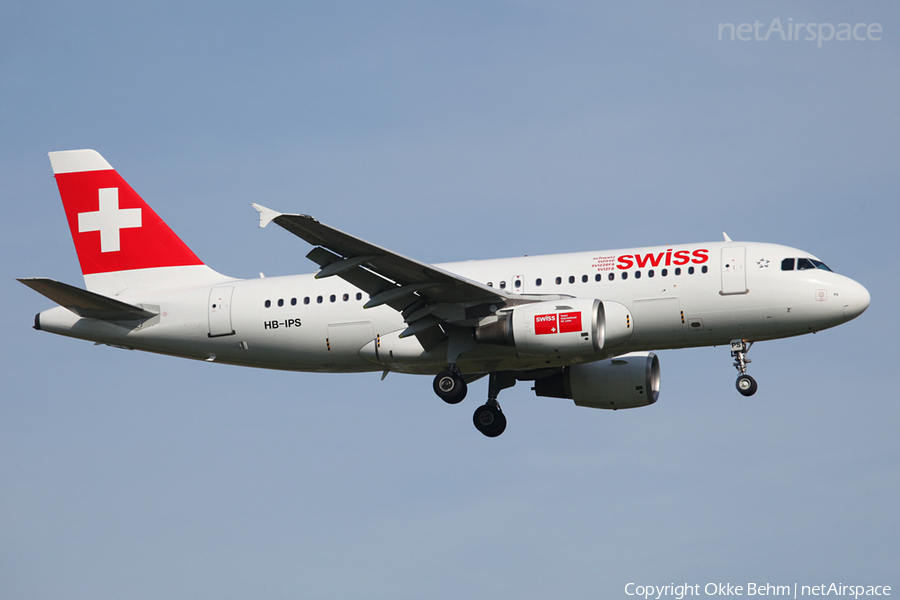 Swiss International Airlines Airbus A319-112 (HB-IPS) | Photo 52995