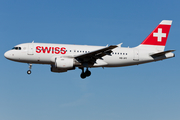Swiss International Airlines Airbus A319-112 (HB-IPT) at  Stockholm - Arlanda, Sweden