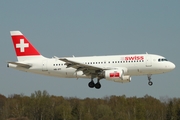 Swiss International Airlines Airbus A319-112 (HB-IPT) at  Hamburg - Fuhlsbuettel (Helmut Schmidt), Germany