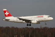 Swiss International Airlines Airbus A319-112 (HB-IPT) at  Hamburg - Fuhlsbuettel (Helmut Schmidt), Germany