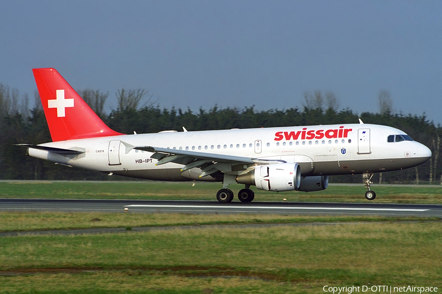 Swissair Airbus A319-112 (HB-IPT) | Photo 389091