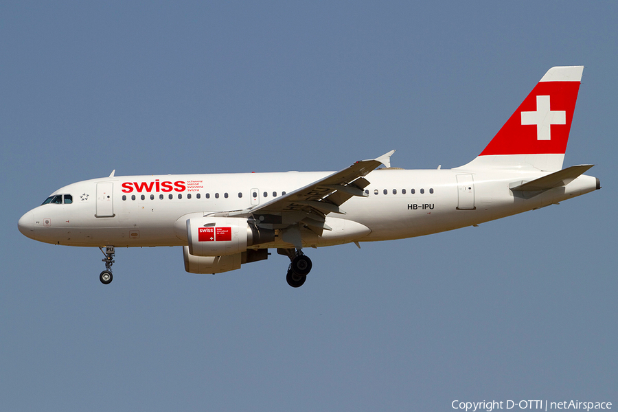 Swiss International Airlines Airbus A319-112 (HB-IPU) | Photo 367184