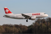Swiss International Airlines Airbus A319-112 (HB-IPV) at  Luxembourg - Findel, Luxembourg