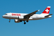 Swiss International Airlines Airbus A319-112 (HB-IPV) at  Olbia - Costa Smeralda, Italy