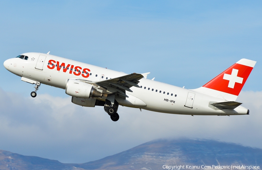 Swiss International Airlines Airbus A319-112 (HB-IPX) | Photo 207716