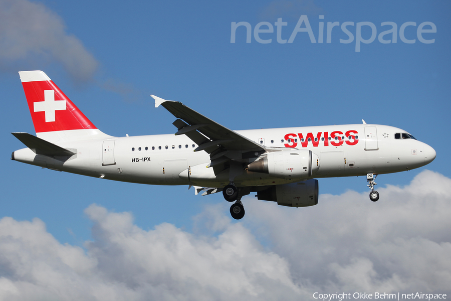 Swiss International Airlines Airbus A319-112 (HB-IPX) | Photo 86275